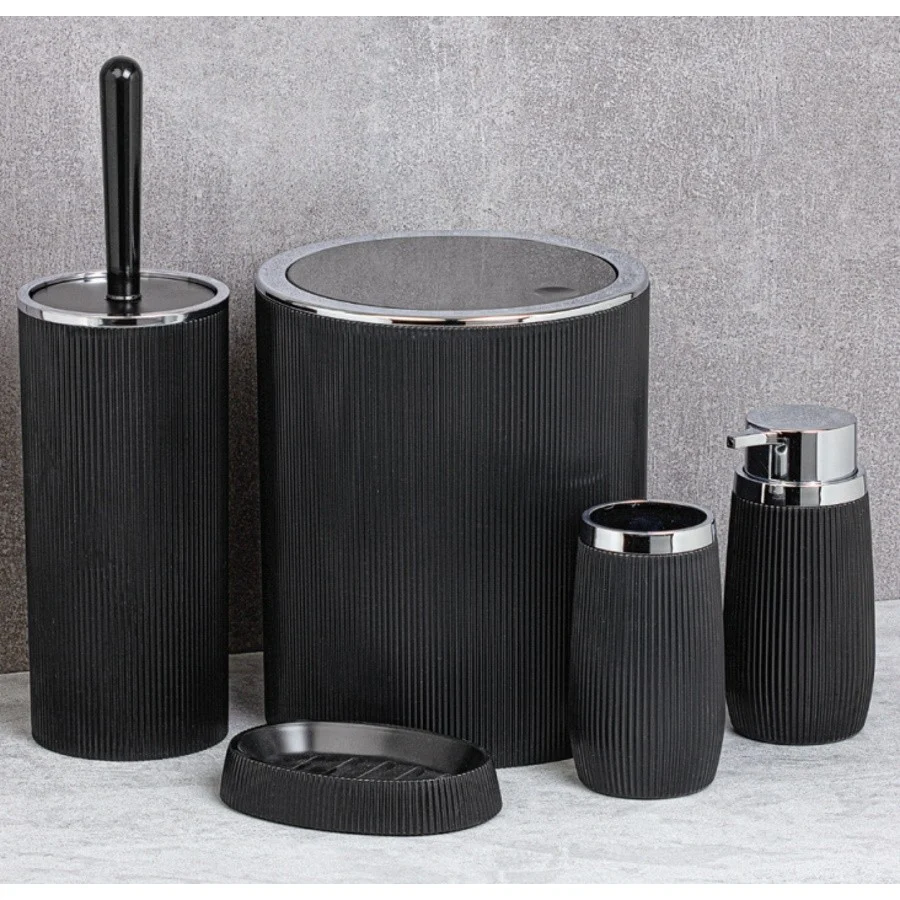 Bemeta Home Set de accesorii 5 1, negru