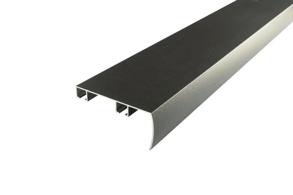Sistem Decolino 07, șă dublă din aluminiu cu mascare turnată din fabrică, nuanț antracit