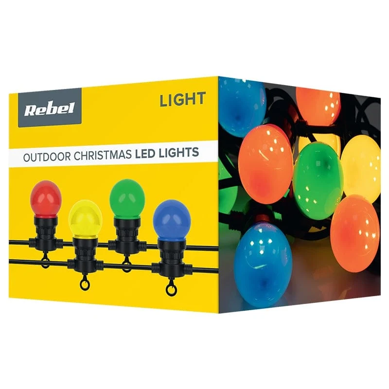 Sir iluminat Rebel ZAR0545 | 50cm, 24V, Roșu, LED