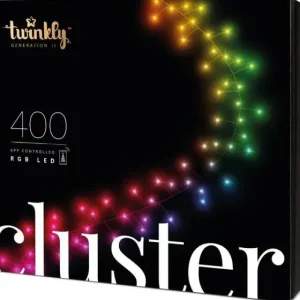Sir iluminat Twinkly Cluster | 400 LED-uri RGB, 6m