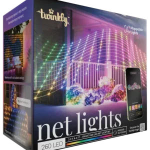 Sir Iluminat Twinkly Net 240 LED RGB | 1.45x2.4m, IP44, Transparent