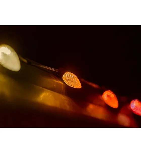 Sir iluminat Twinkly C9 TWC9080STP | 80 LED RGB, 24.4m, Wi-Fi, IP44, Dimabil