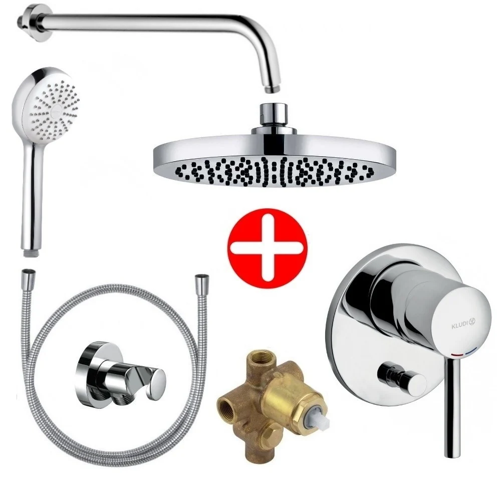 Set promo Sistem dus incastrat fara termostat Kludi Bozz, 7 1