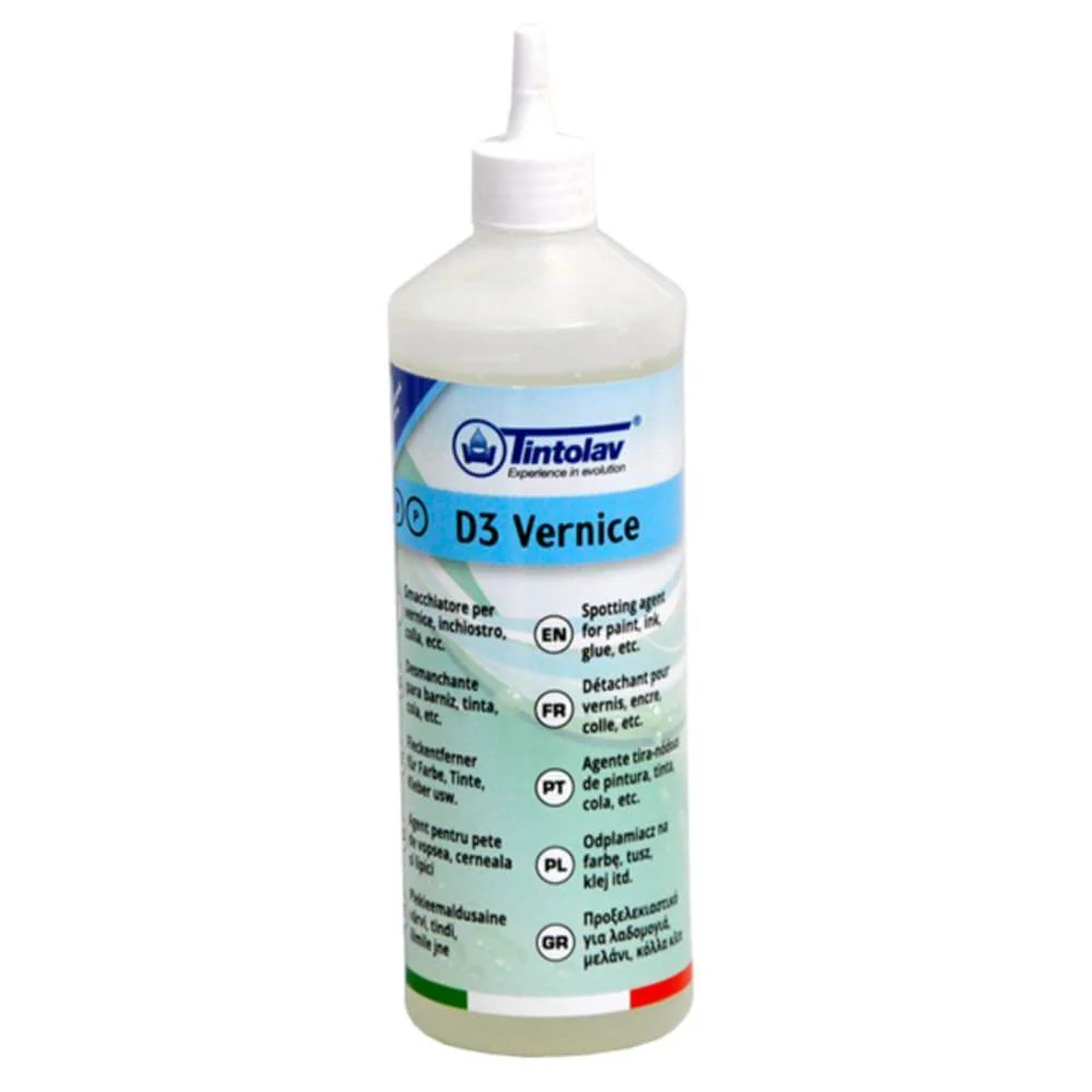 Solutie Profesională pentru Îndepărtarea Petelor D3 Vernice 500 ml