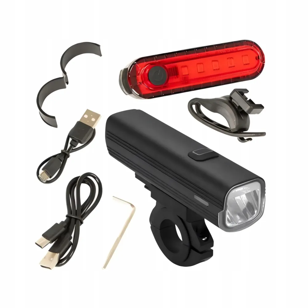 Lumină LED pentru bicicletă 1000 lm cu USB-C