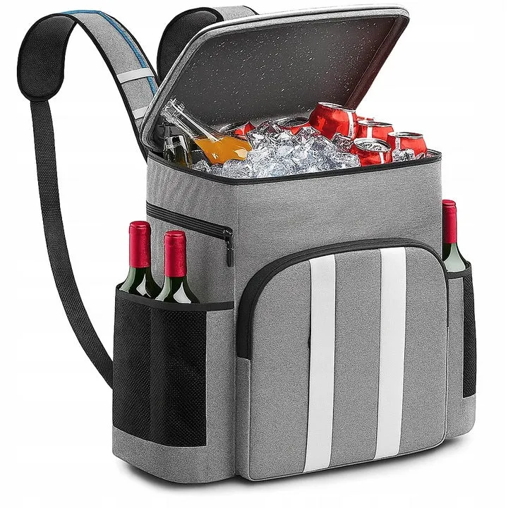 Rucsac gri pentru picnic termic