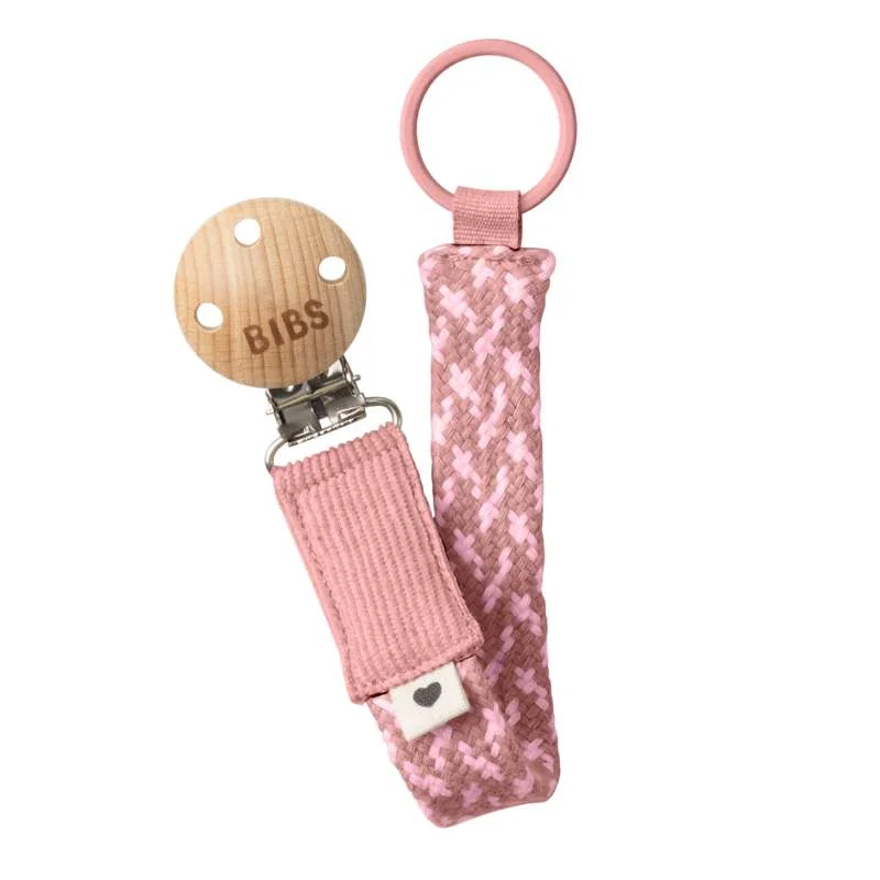 BIBS Accesorii - Paci Braid Suttesnor - Roz prăfuit/Roz pentru bebeluși