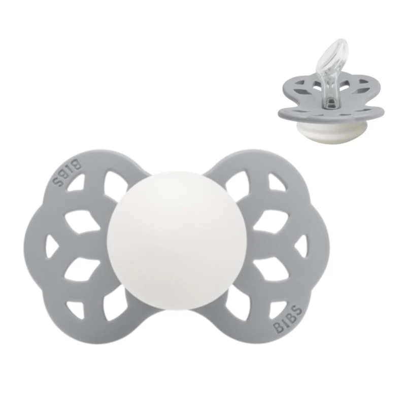 BIBS Anatomisk Infinity Sut - Str. 1 - Silikone - GLOW - Cloud