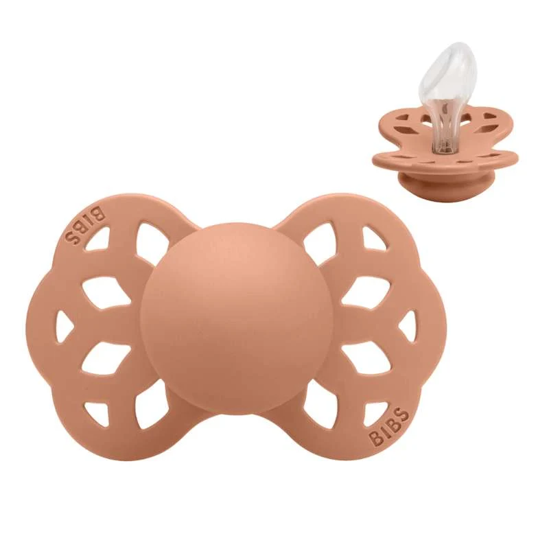 BIBS Anatomisk Infinity Sut - Str. 2 - Silikone - Peach