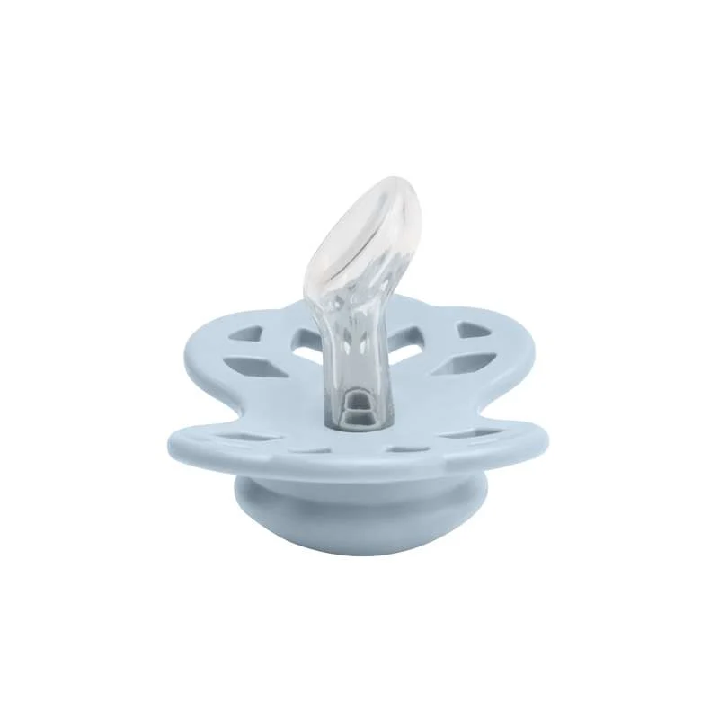 BIBS Anatomisk Infinity Sut - Str. 1 - Silikone - Baby Blue