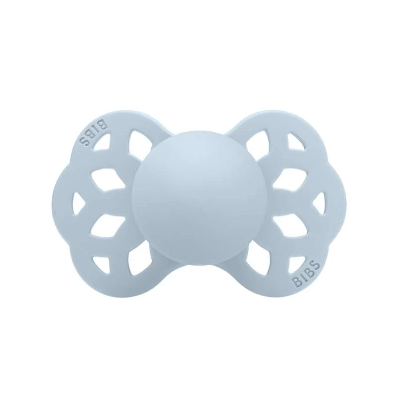 BIBS Anatomisk Infinity Sut - Str. 1 - Silikone - Baby Blue