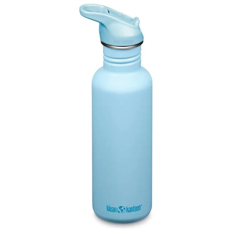 Klean Kanteen Classic Drikkedunk - Flip/Seal SportCap - 800ml - Glass-like Sky