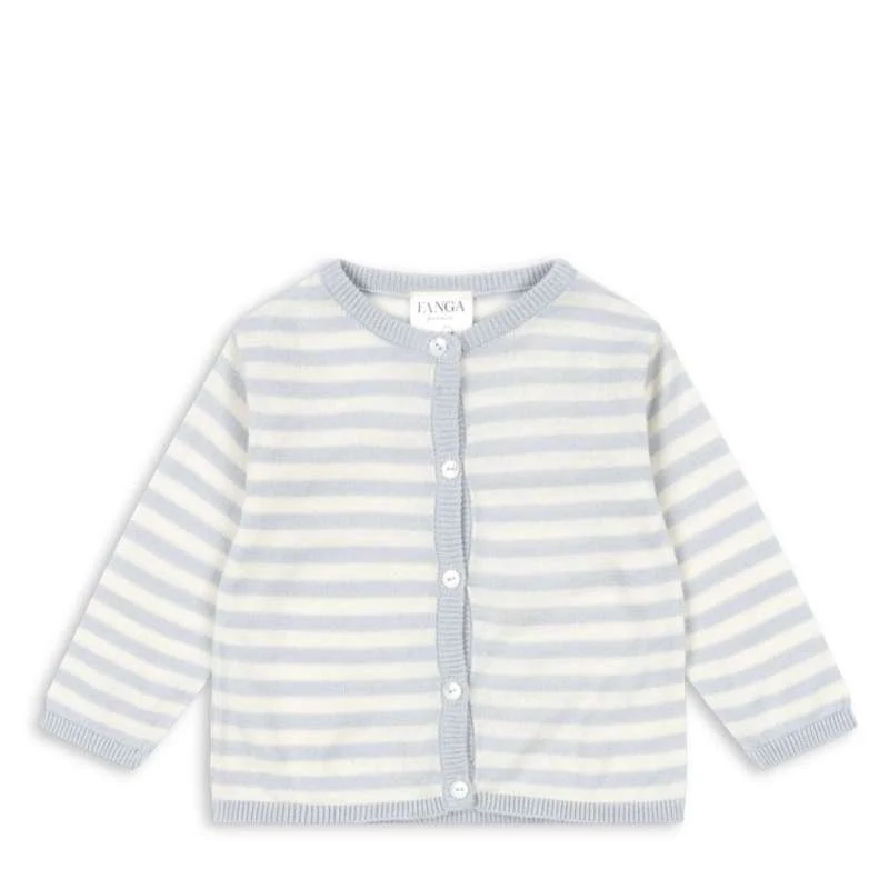 Fanga Fontana Venti Cardigan - Strik - GOTS - Gray Dawn 3m