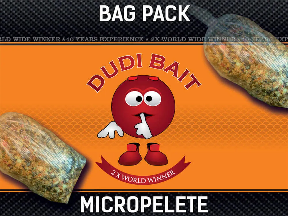 Amestec de pungi Dudi Bait Micropellete 2,5 kg