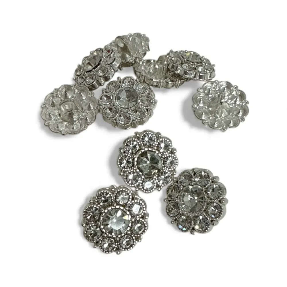 Nasturi Floare Din Strasuri 10/Set