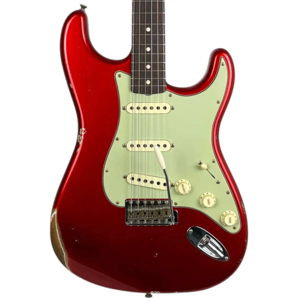 Fender Custom Shop ’63 Stratocaster Relic MBD 2023 - Candy Apple Red