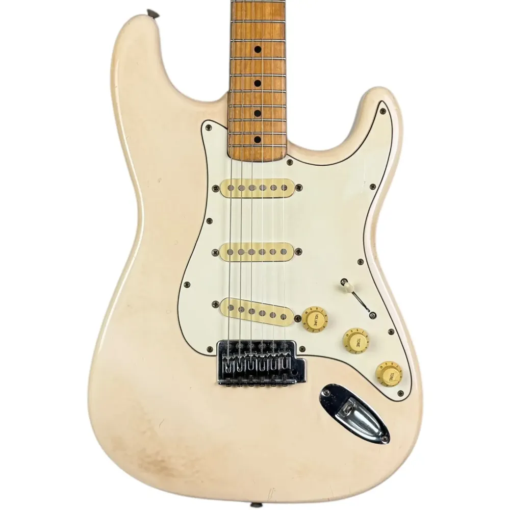 Fender Japan Standard Stratocaster 1986-1987 - Alb Vintage