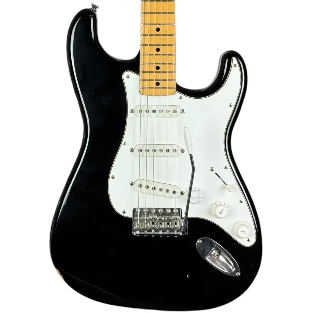 Fender Japan Standard Stratocaster 1988-1989 - MOD - Negru
