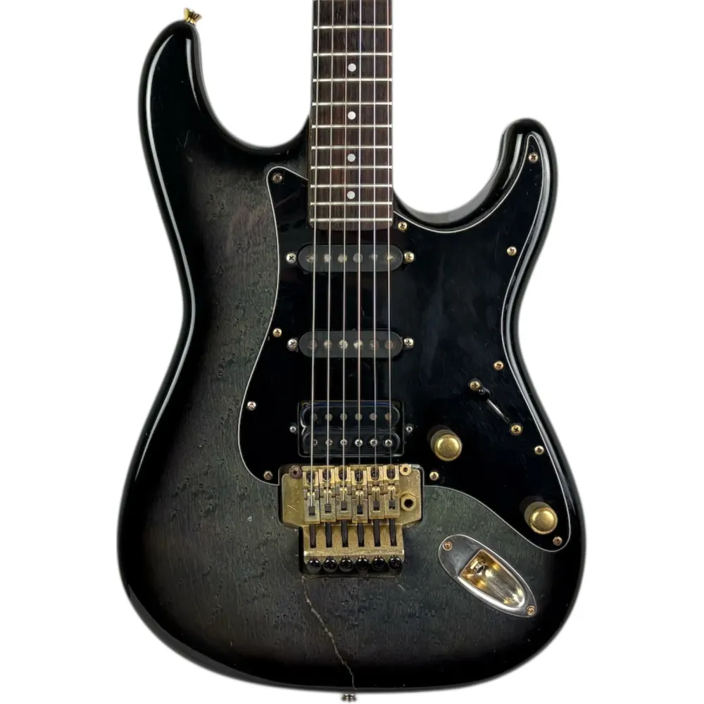 Fender Japan STR-80R Stratocaster 1986-1987 - Black Burst - Vintage