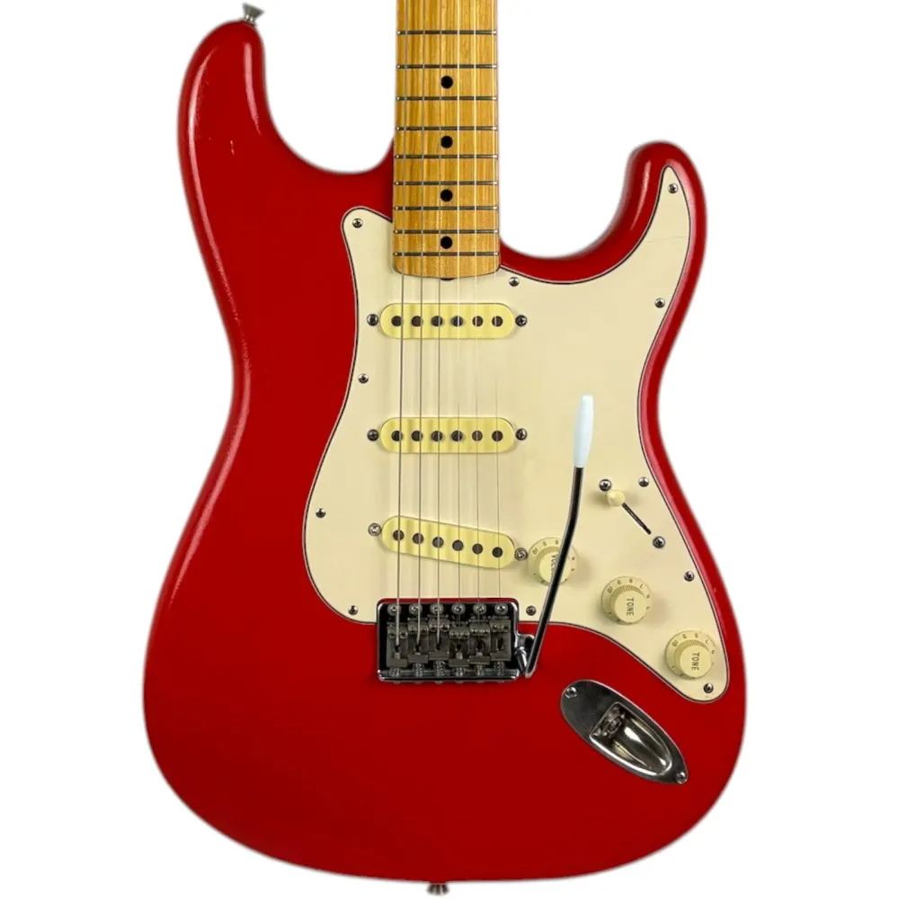 Fender Japan Stratocaster 1993-1994 - Repaintare Roșie - Vintage