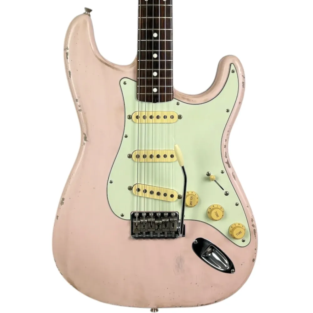 Fender MJT 60s Reissue Stratocaster - Shell Pink - Heavy Relic