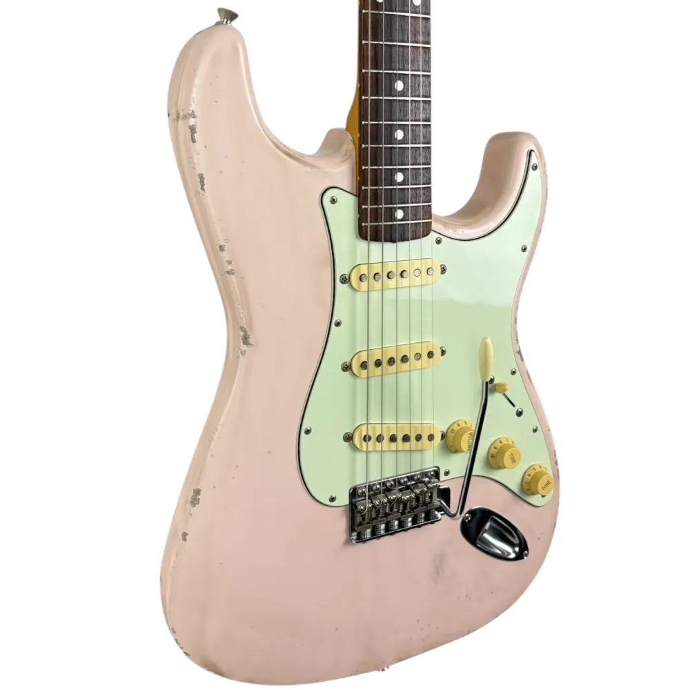 Fender MJT 60s Reissue Stratocaster - Shell Pink - Heavy Relic