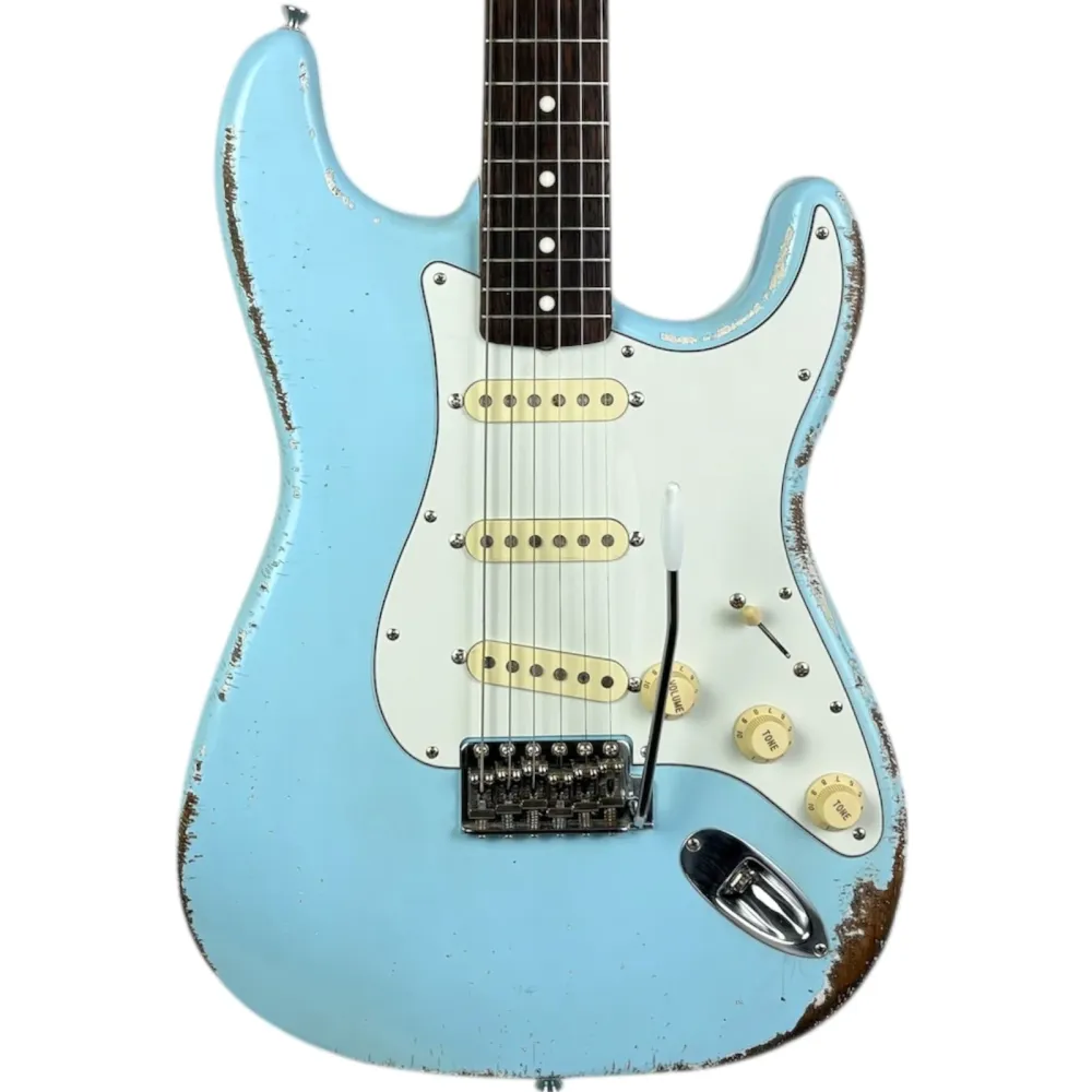 Fender MJT 62 Reissue Stratocaster - Sonic Blue - Heavy Relic