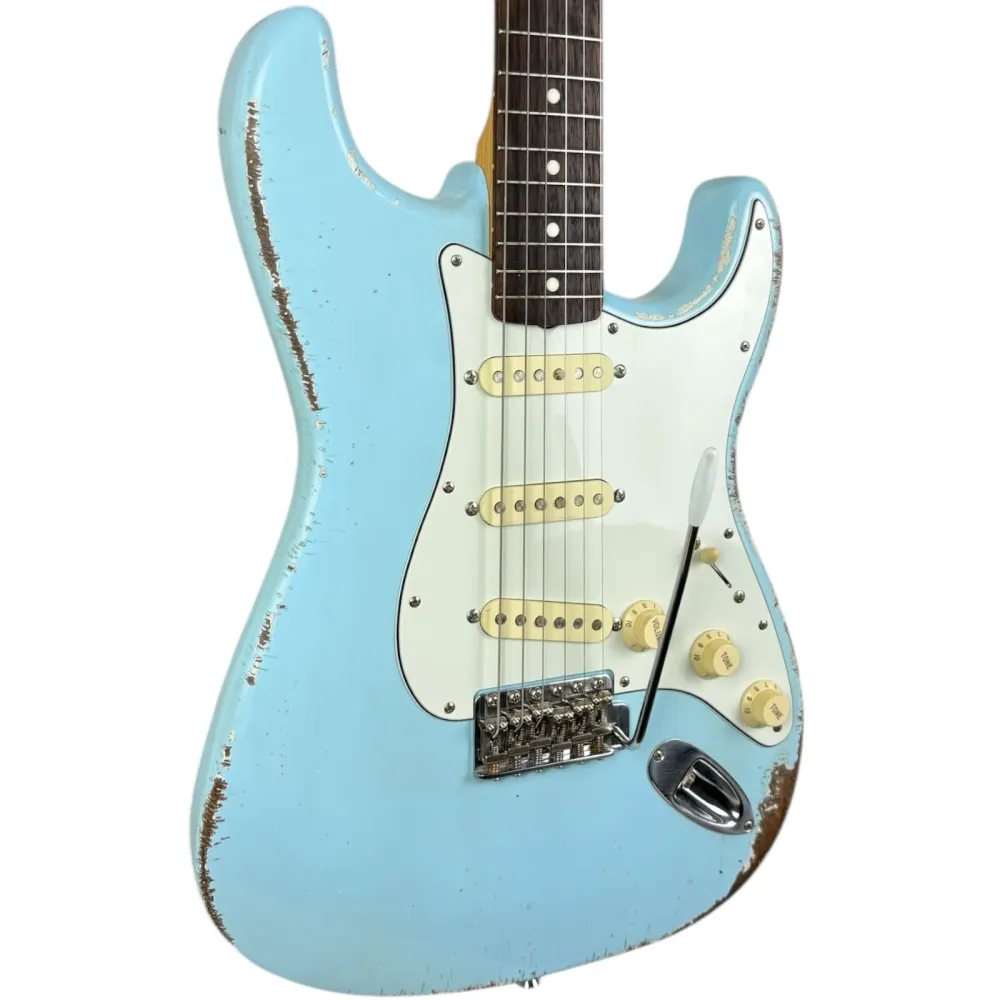 Fender MJT 62 Reissue Stratocaster - Sonic Blue - Heavy Relic