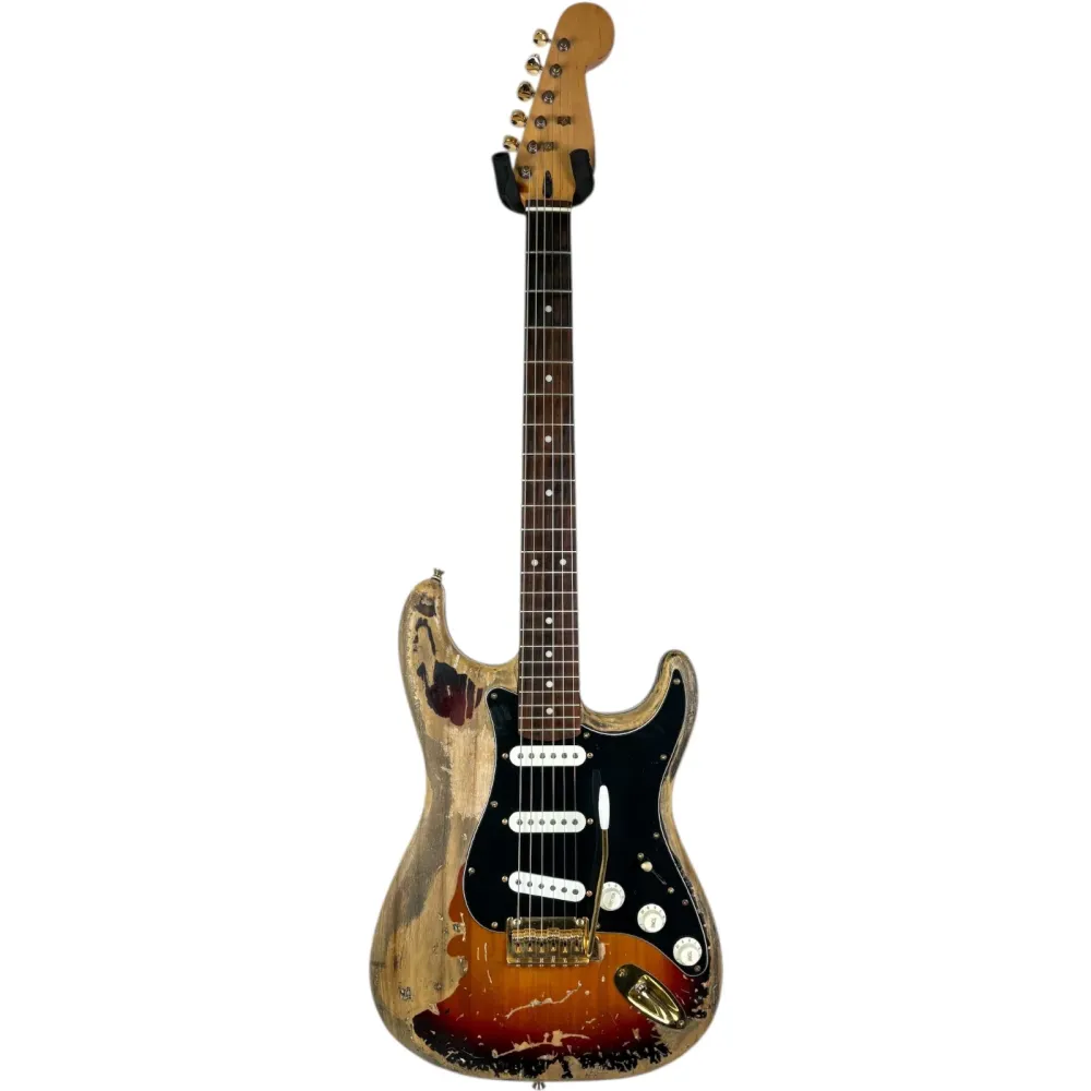 SRV Style Stratocaster Heavy Relic - Sunburst