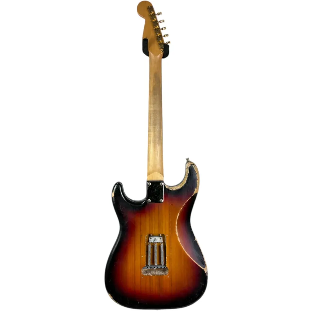 SRV Style Stratocaster Heavy Relic - Sunburst