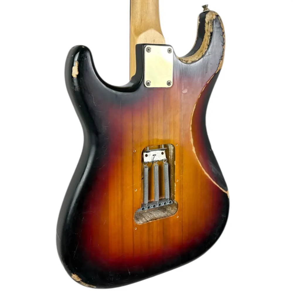 SRV Style Stratocaster Heavy Relic - Sunburst