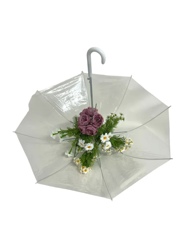 Umbrela Din Plastic Transparent