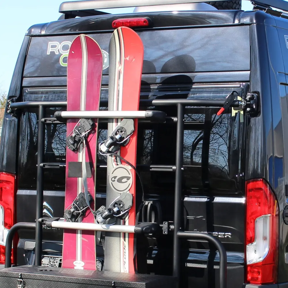 Suport schi/snowboard pentru suportul de biciclete EuroCarry Adventure Rack