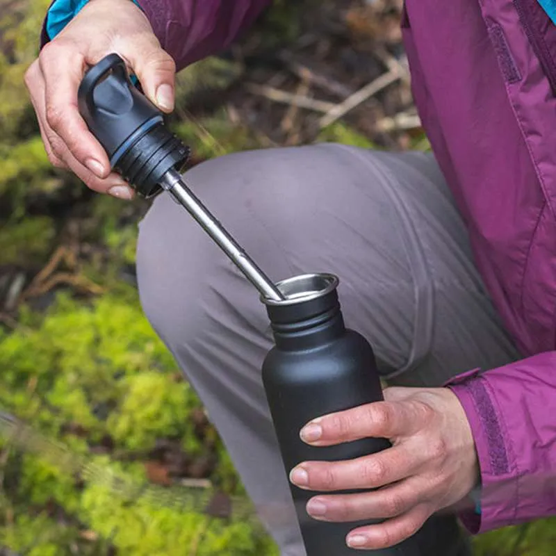 Klean Kanteen Classic Drikkedunk - Flip/Seal SportCap - 800ml - Shadow Lime