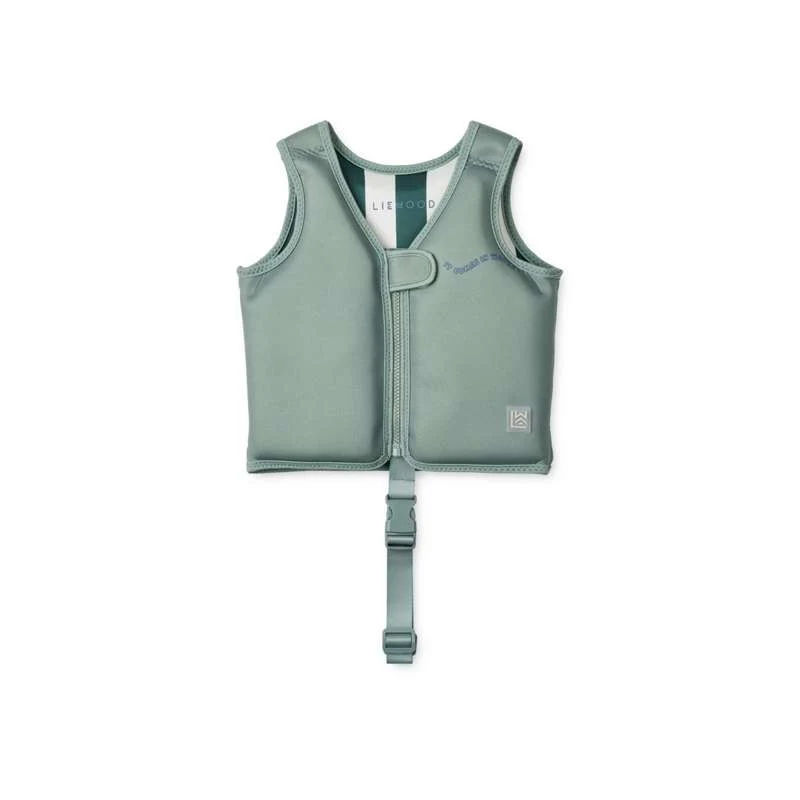 Liewood Dove Badevest - It Features Waves/Peppermint