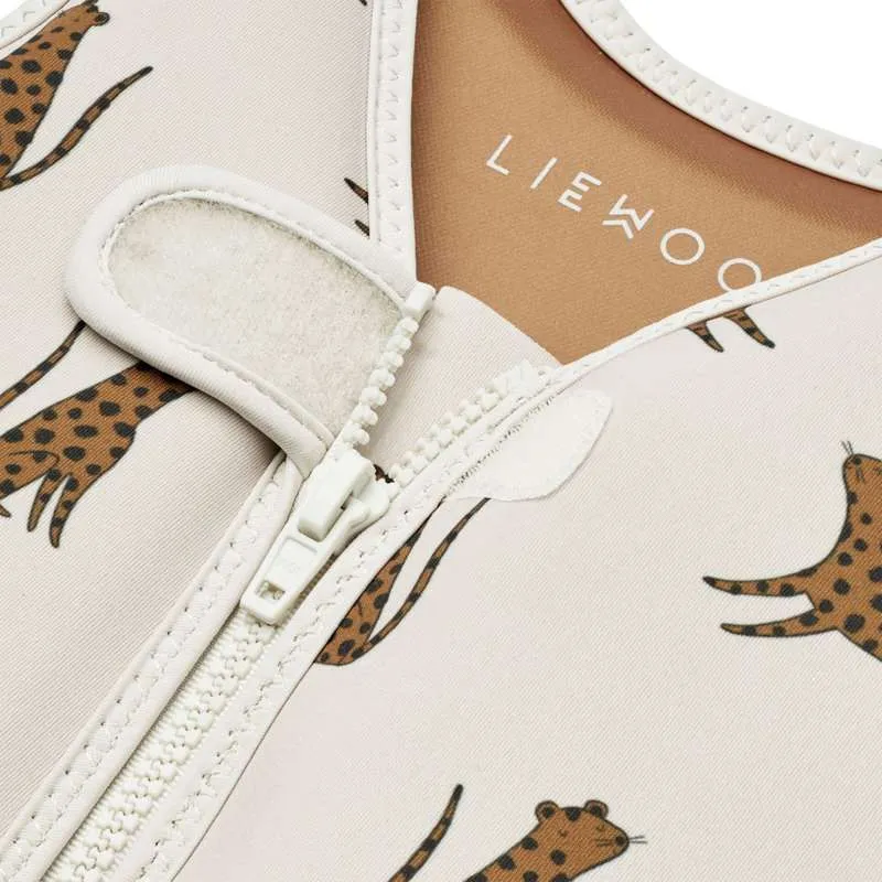 Liewood Dove Badevest - Leopard/Sandy