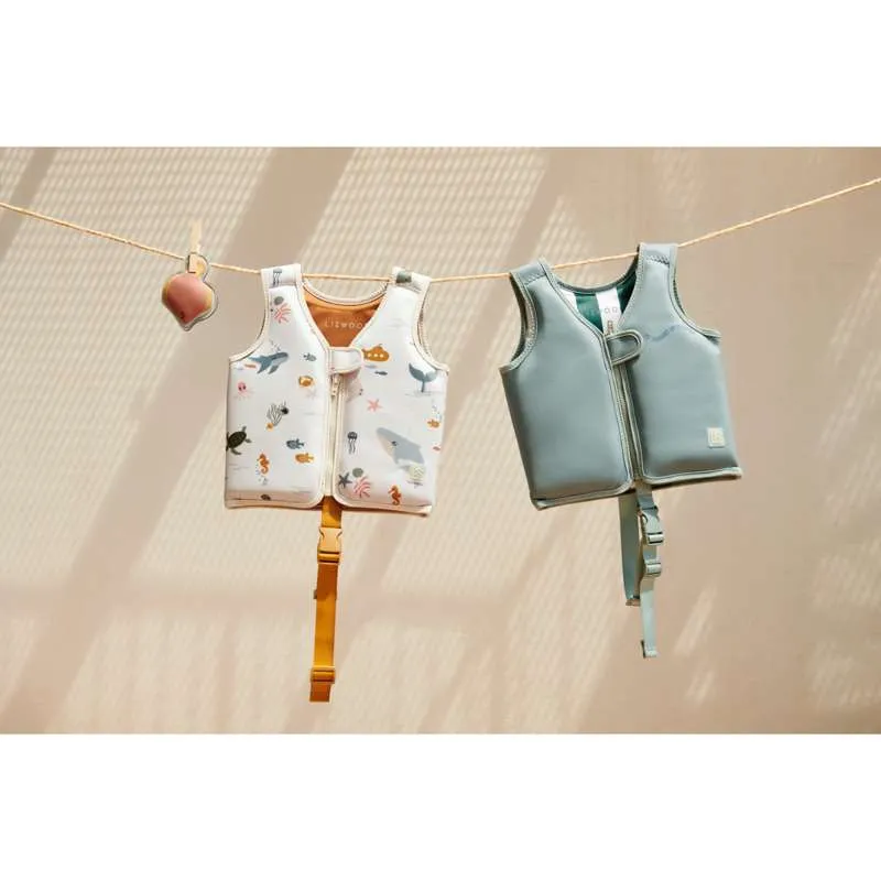 Liewood Dove Badevest - Sea Creature/Sandy
