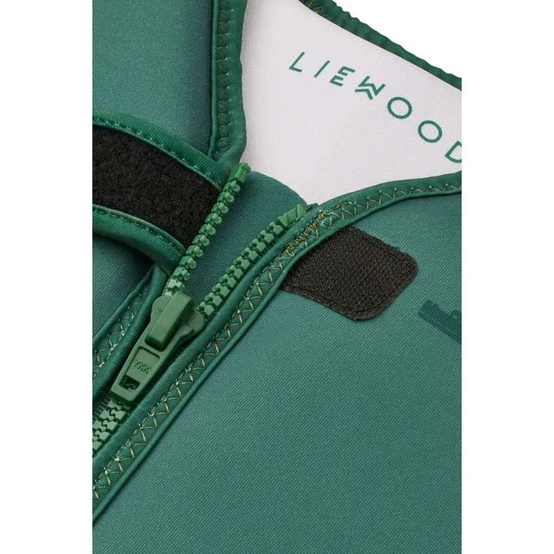 Liewood Dove Badevest - Krokodille - Garden Green