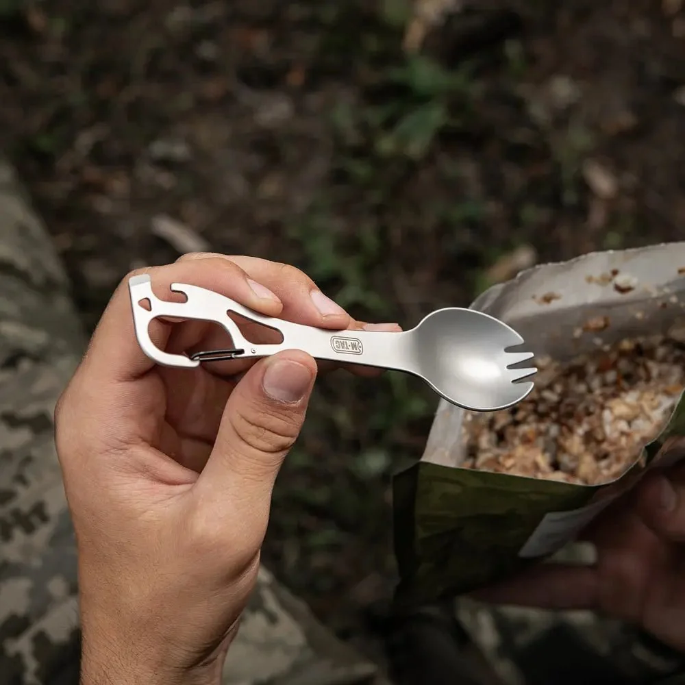 Set Tacam M-Tac Spork cu Carabina – Ideal pentru Drumetii si Calatorii