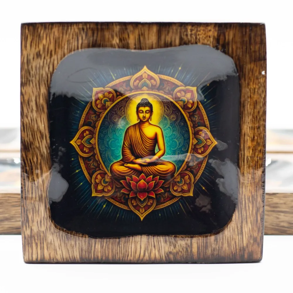 Set mare de tăvi emailate Mango – Buddha
