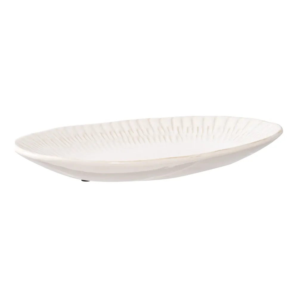 Tava ceramica alba 30,5x20,3x3,8 cm