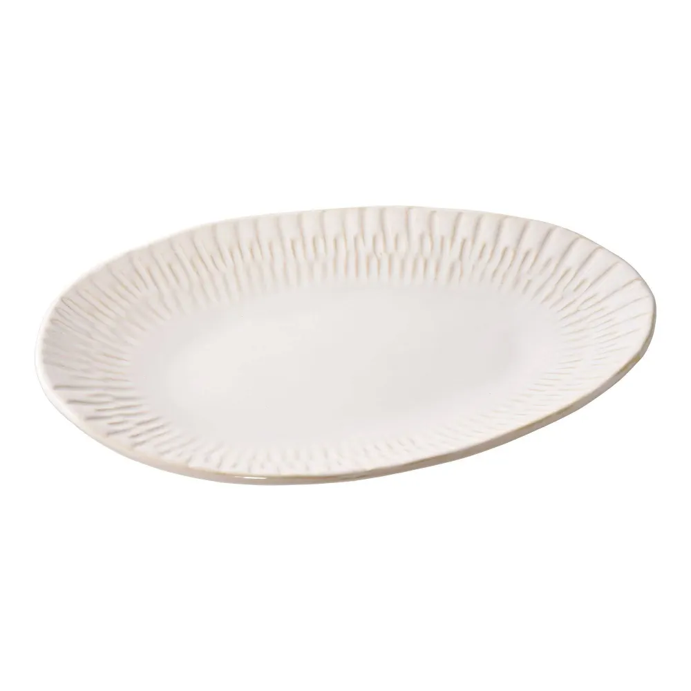 Tava ceramica alba 30,5x20,3x3,8 cm
