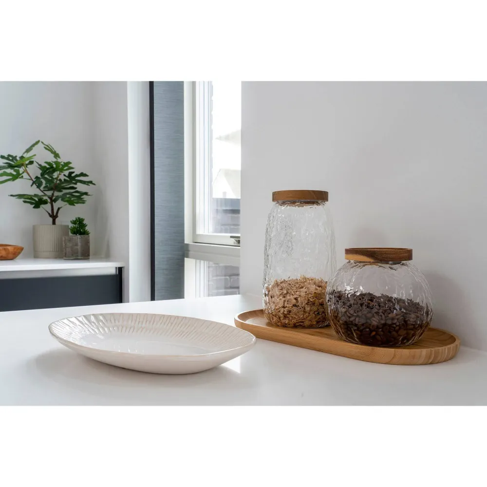 Tava ceramica alba 30,5x20,3x3,8 cm