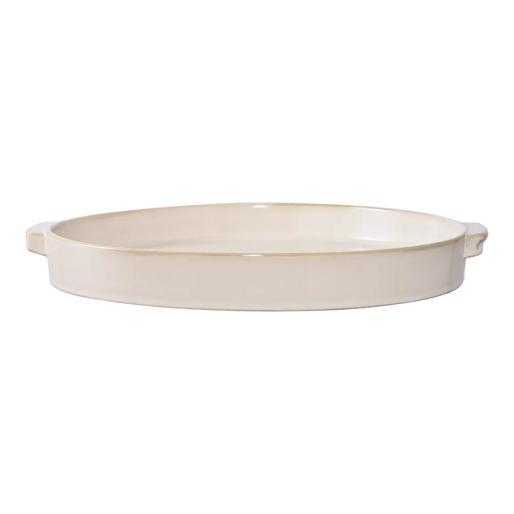 Tava ceramica alba ø37x 4,5 cm
