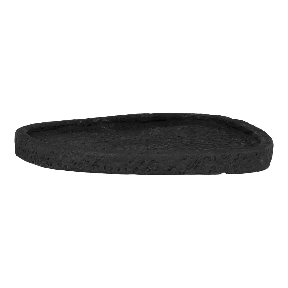 Tava din ciment, negru, 26,5x26x2 cm