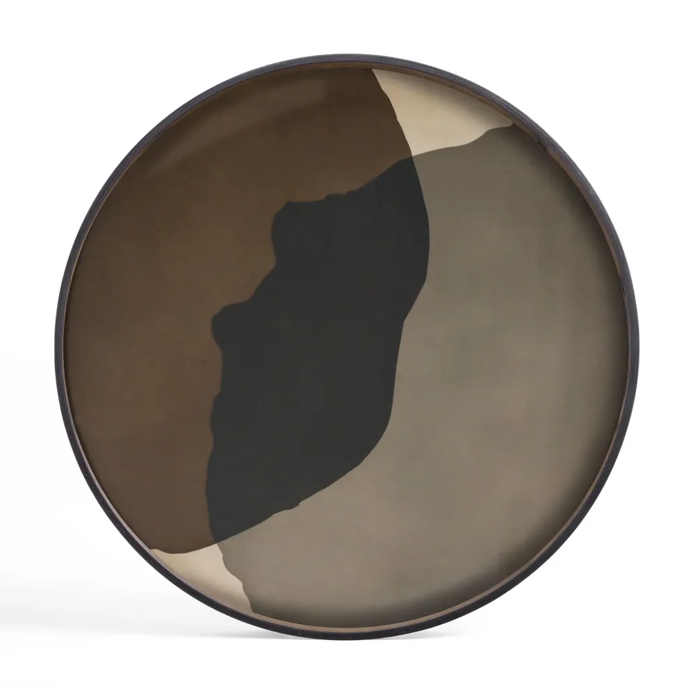 Tava Ethnicraft Combined Dots Graphite 92cm