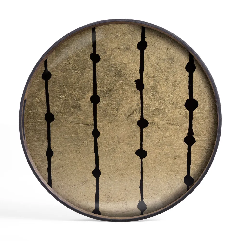 Tava Ethnicraft Gold Leaf Dots