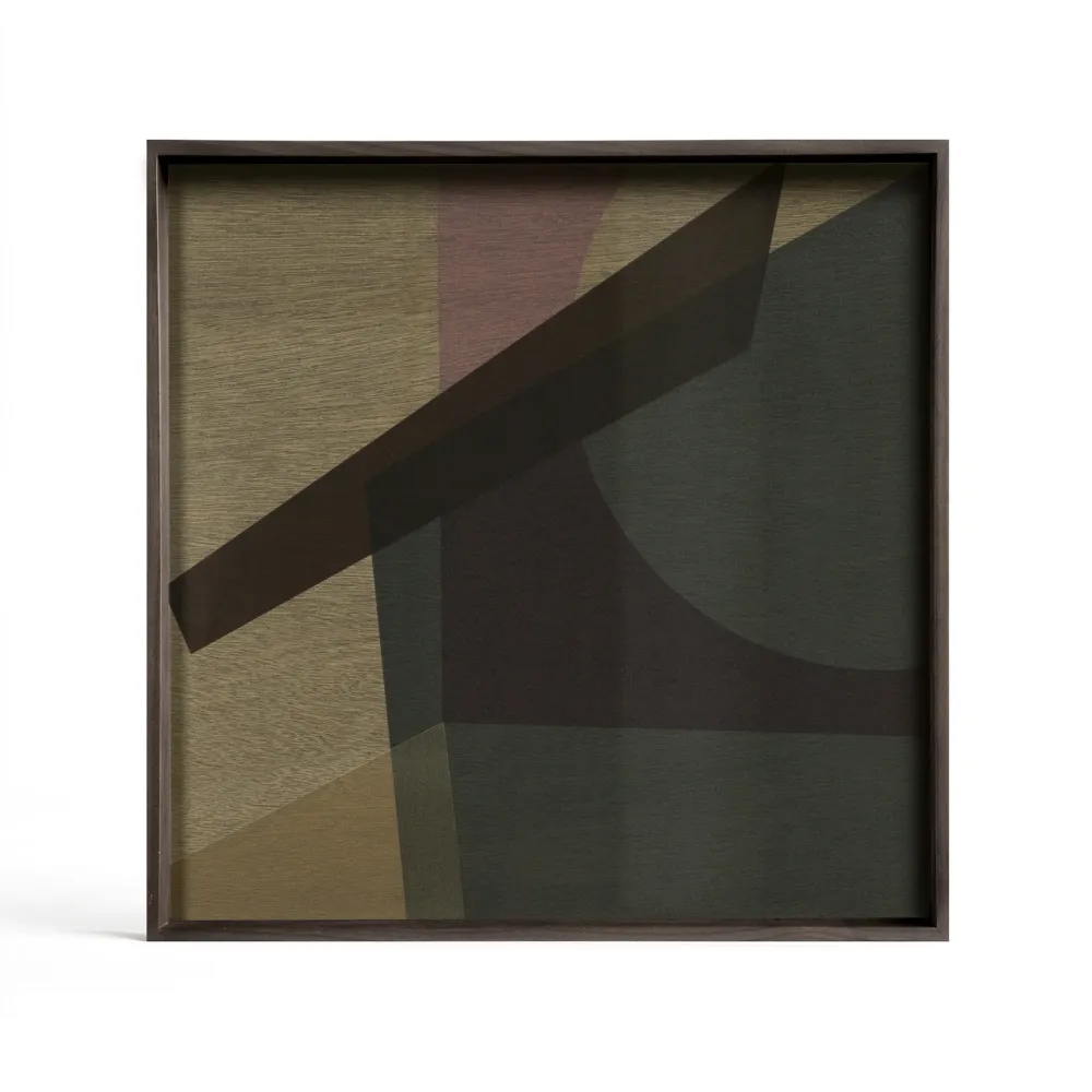 Tava sticla Ethnicraft Angle 51x51 cm