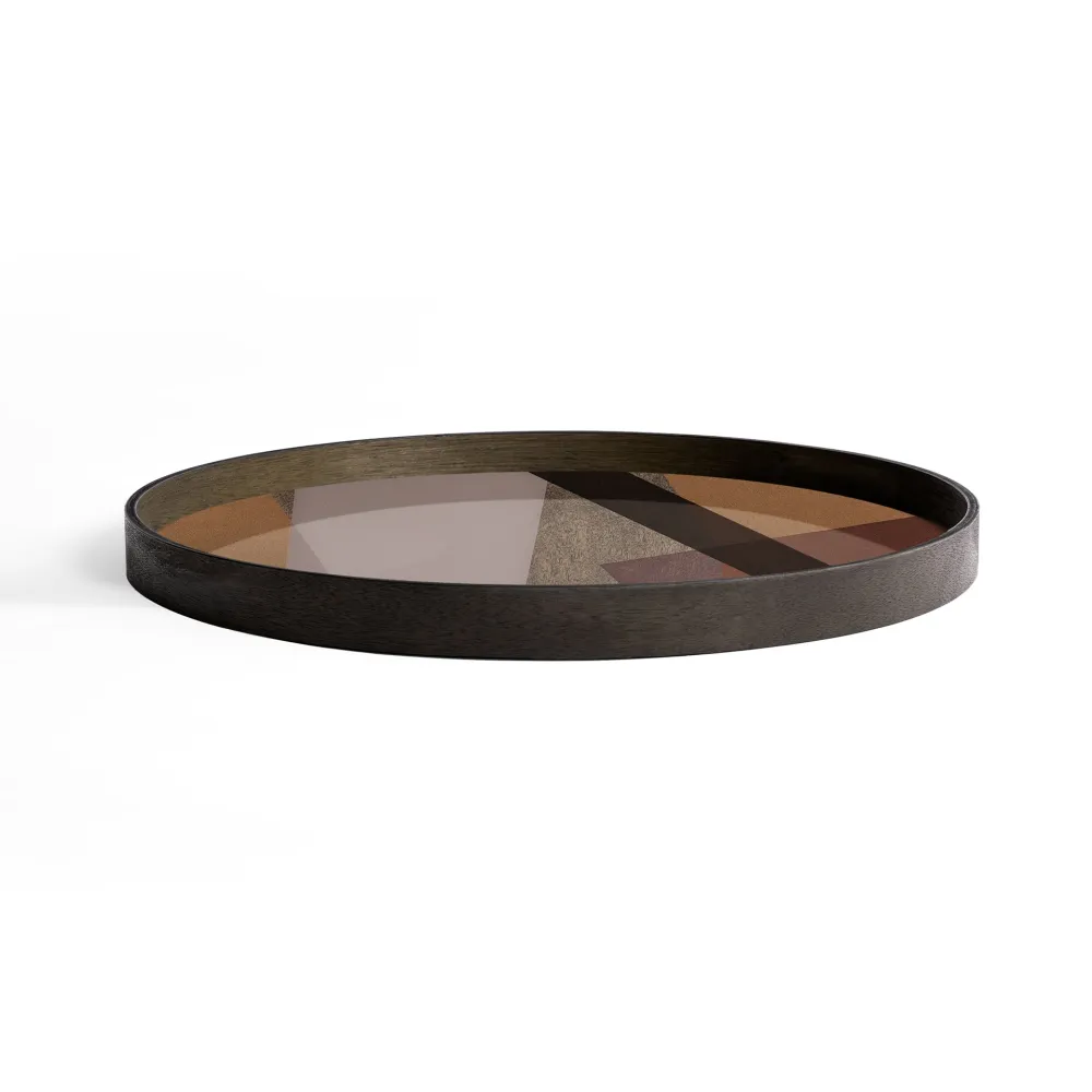 Tava sticla Ethnicraft Angle 61x61 cm