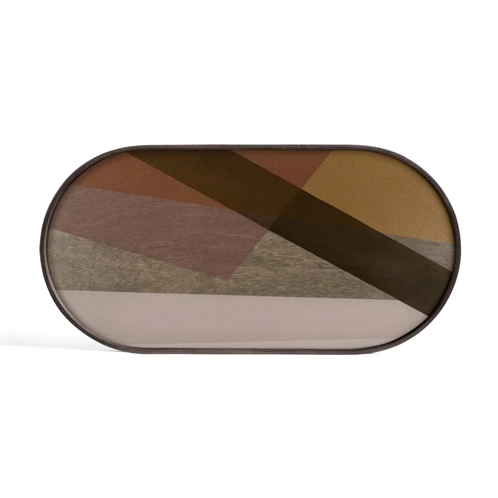 Tava sticla Ethnicraft Angle 71x36 cm